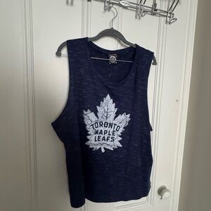 Toronto Maple Leafs Women's Navy Muscle Tee